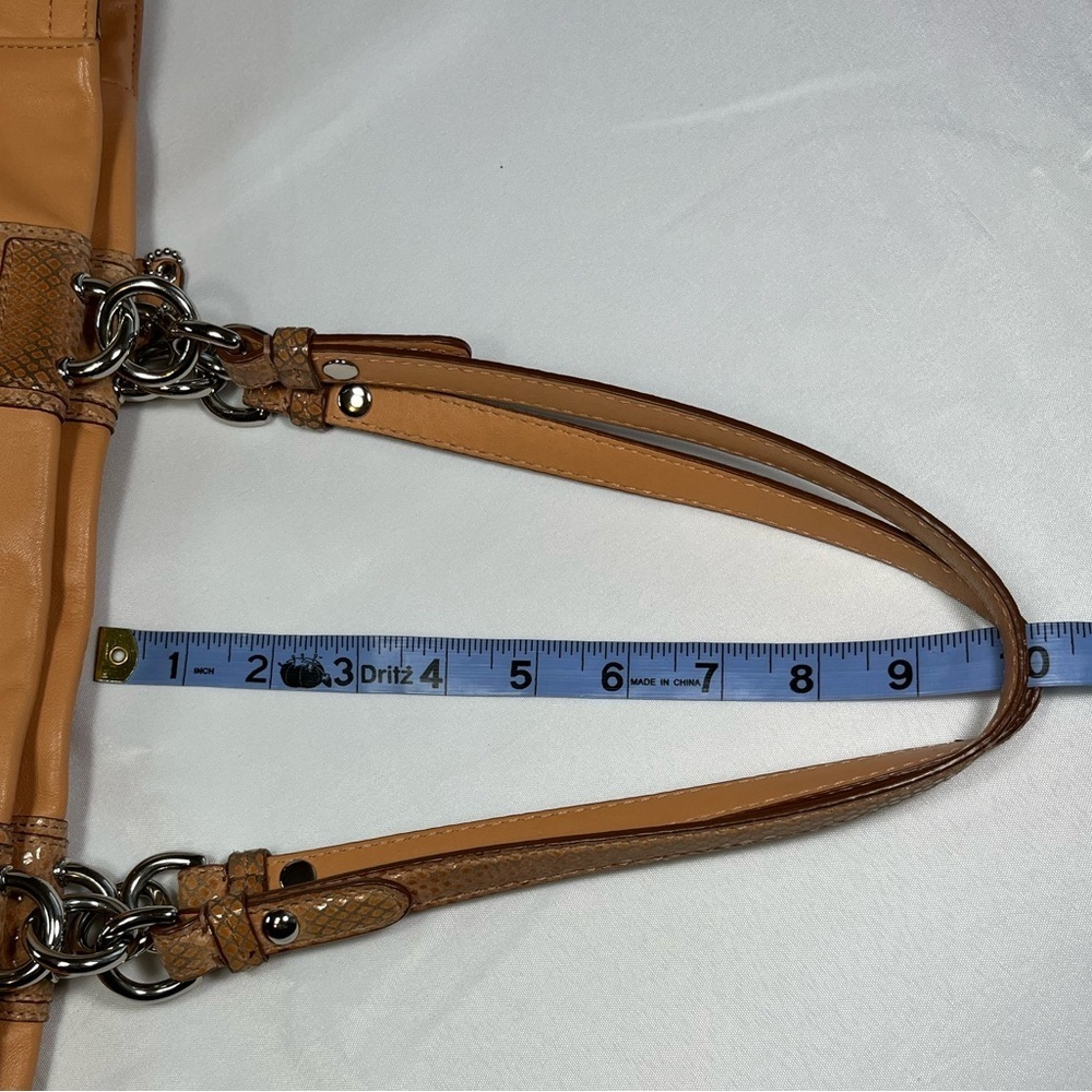 Coach Penelope Carryall Tote Purse Butterscotch F16530 - Picture 15 of 15